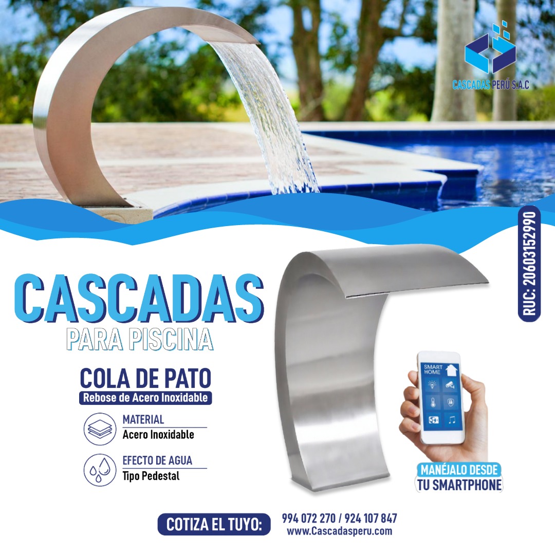 REBOSE DE PISCINA - REBOSE DE AGUA - REBOSE DE ACERO INOXIDABLE PERU PRECIO